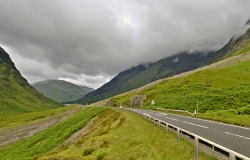 The road through Glencoe