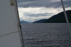 Looking up Loch Ness