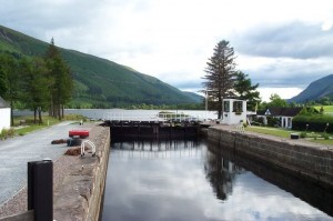 Looking down to Loch Lochy