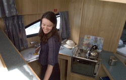 In the galley